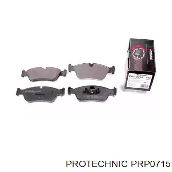 PRP0715 Protechnic колодки тормозные передние дисковые