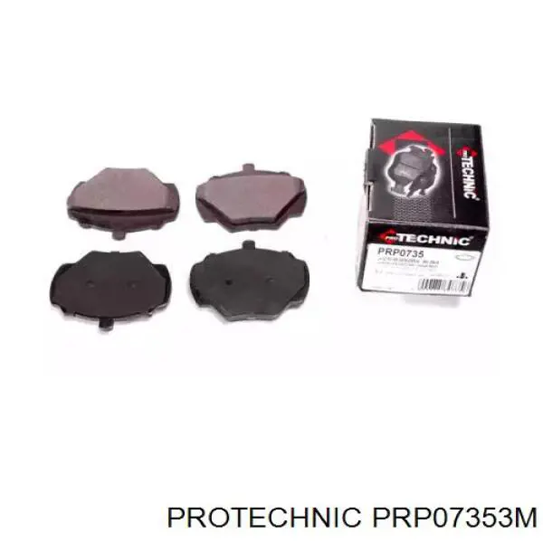 Задние тормозные колодки PRP07353M Protechnic