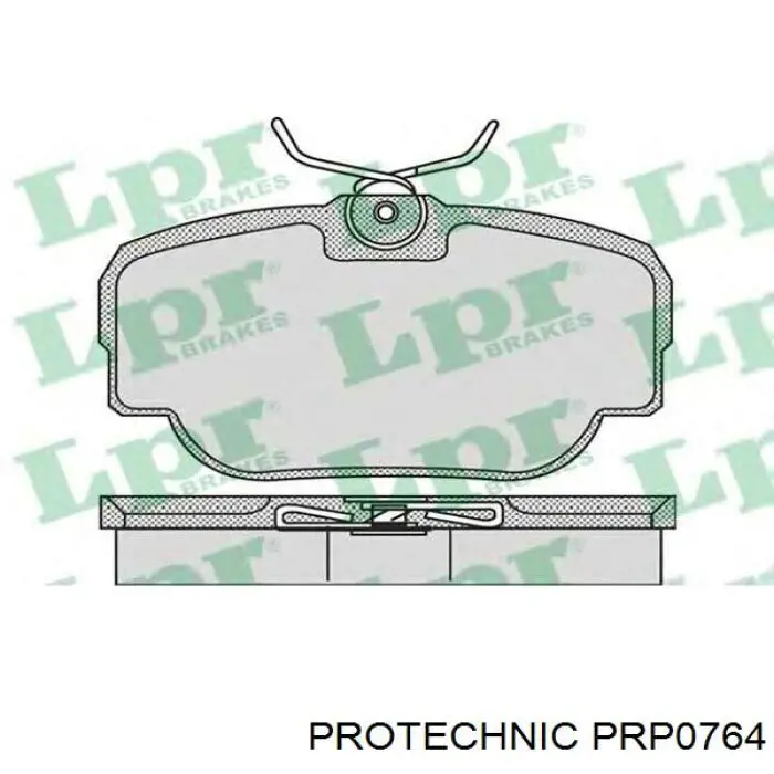 Купить PRP0764 Protechnic Колодки тормозные задние, дисковые