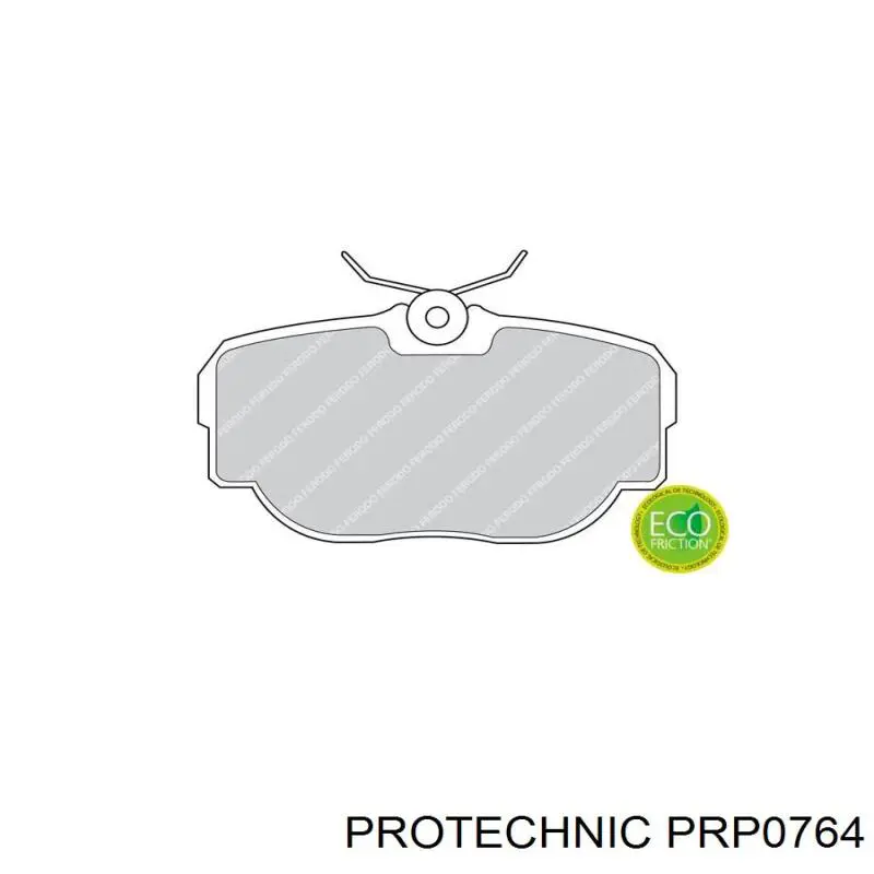 Задние дисковые колодки Protechnic PRP0764