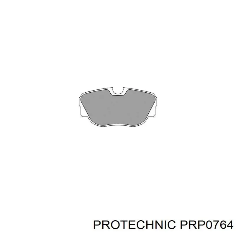 Задние тормозные колодки PRP0764 Protechnic