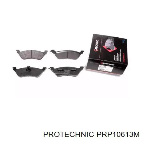 Задние тормозные колодки PRP10613M Protechnic