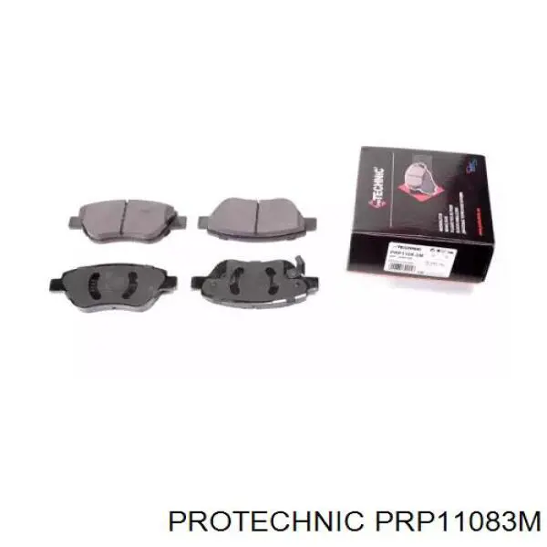 PRP11083M Protechnic колодки тормозные передние дисковые