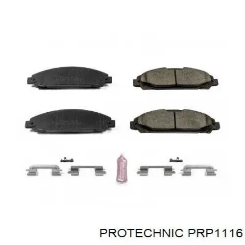 Колодки Protechnic PRP1116 цена, от 23.24 USD