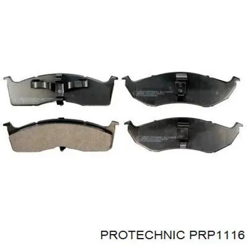 PRP1116 Protechnic Колодки передние