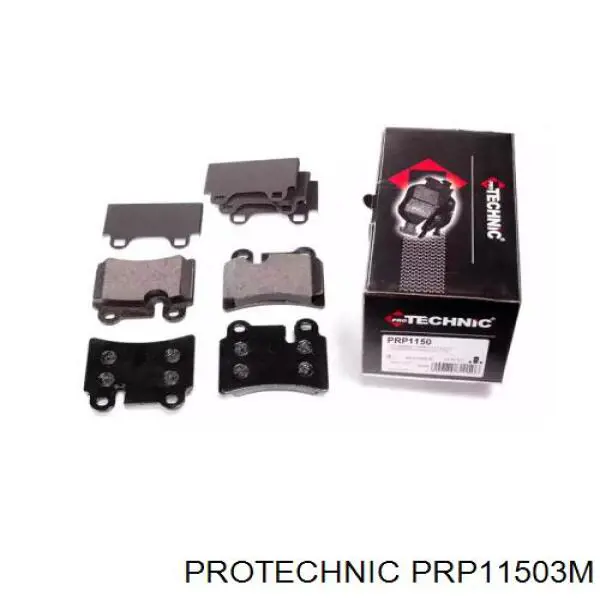 Задние тормозные колодки PRP11503M Protechnic