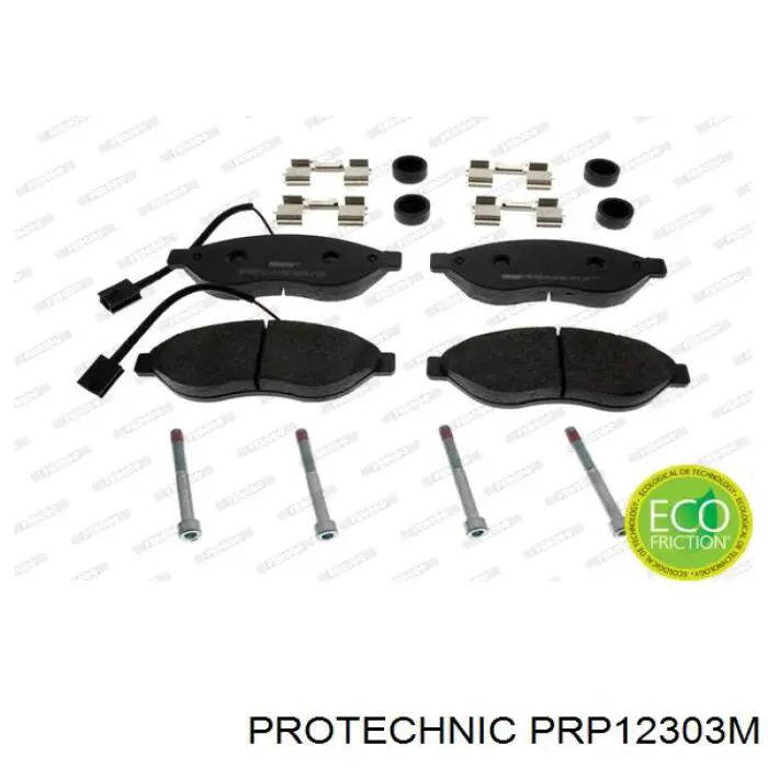 Колодки Protechnic PRP12303M цена, от 23.65 USD