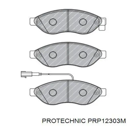 Купить PRP12303M Protechnic Колодки тормозные