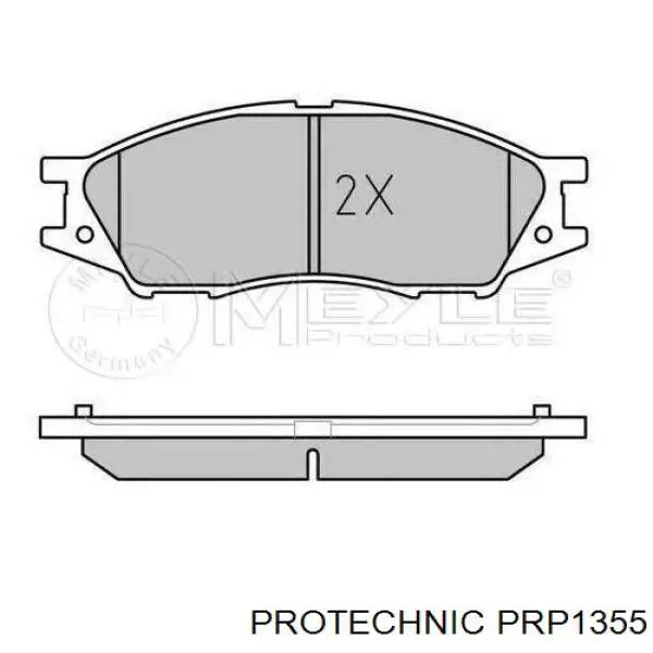 Купить PRP1355 Protechnic Колодки тормозные