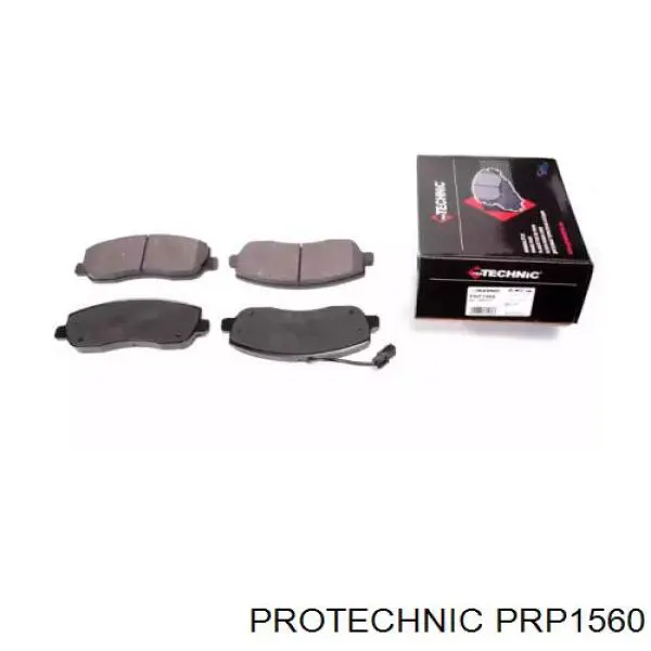 PRP1560 Protechnic sapatas do freio dianteiras de disco