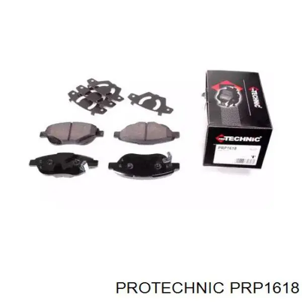 Передние тормозные колодки PRP1618 Protechnic