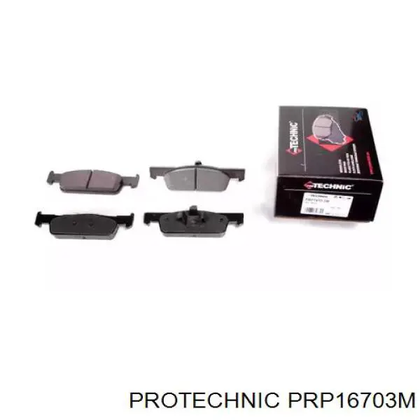 PRP16703M Protechnic колодки тормозные передние дисковые