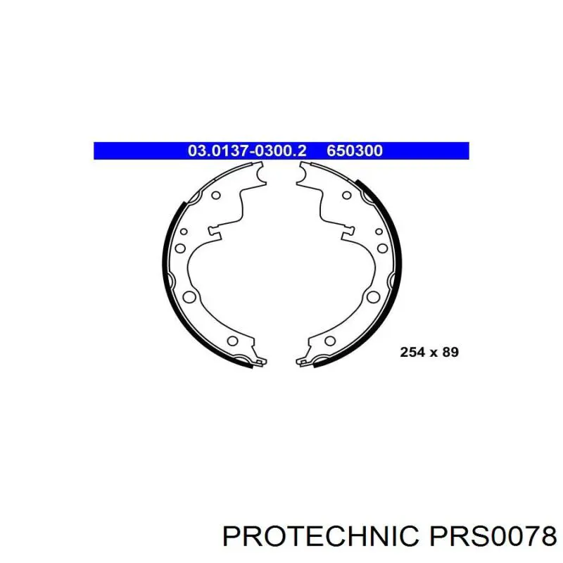 Тормоза рабочие задние ножные и тормозные барабаны Protechnic PRS0078 цена, от 40.60 USD