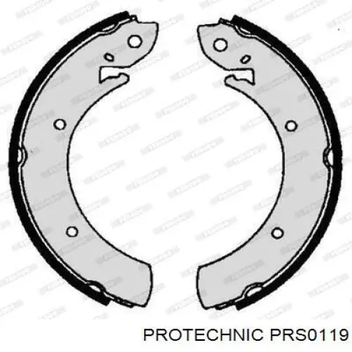 Тормоза рабочие задние ножные и тормозные барабаны Protechnic PRS0119 цена, от 23.13 USD