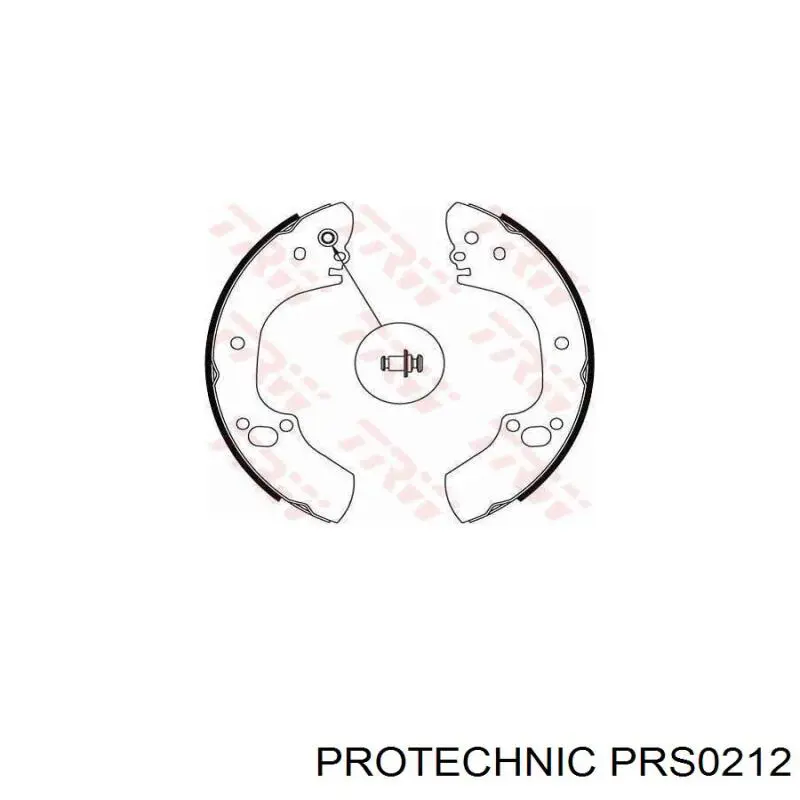 PRS0212 Protechnic задние барабанные колодки