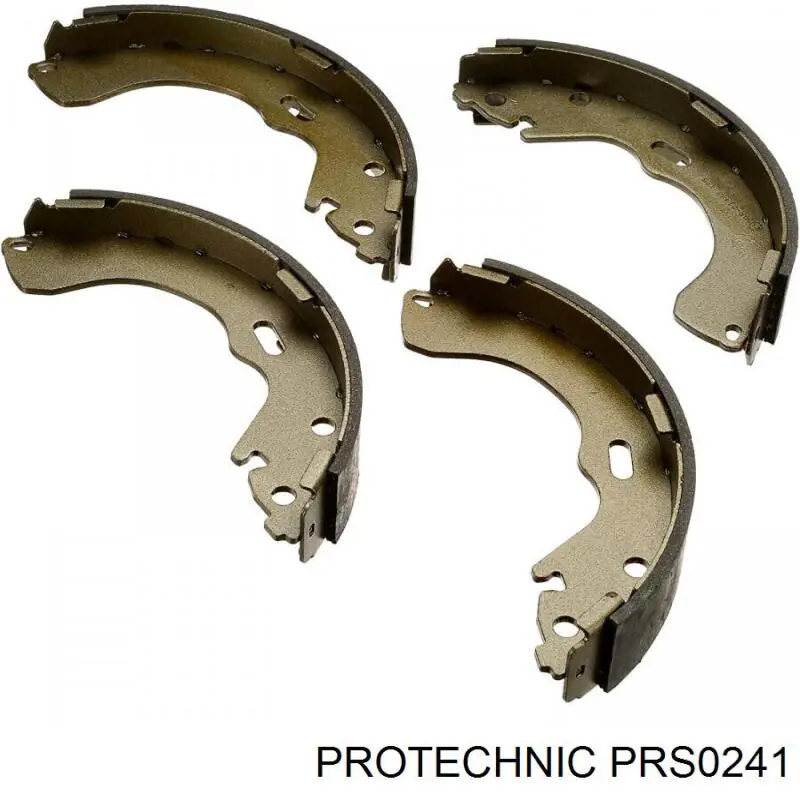 Купить PRS0241 Protechnic Задние барабанные тормозные колодки