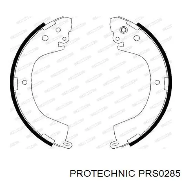 Тормоза рабочие задние ножные и тормозные барабаны Protechnic PRS0285 цена, от 25.34 USD