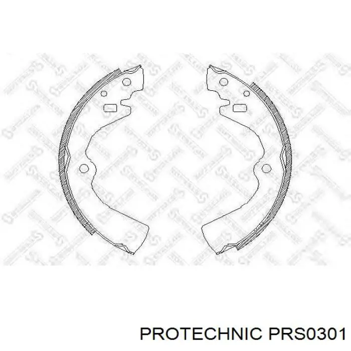 Задние барабанные колодки PRS0301 Protechnic