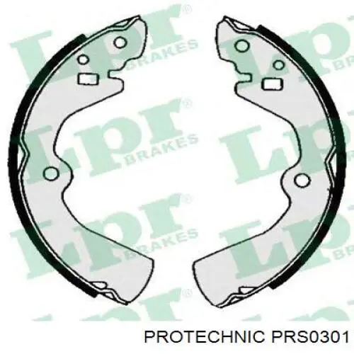 Тормоза рабочие задние ножные и тормозные барабаны Protechnic PRS0301 цена, от 14.57 USD