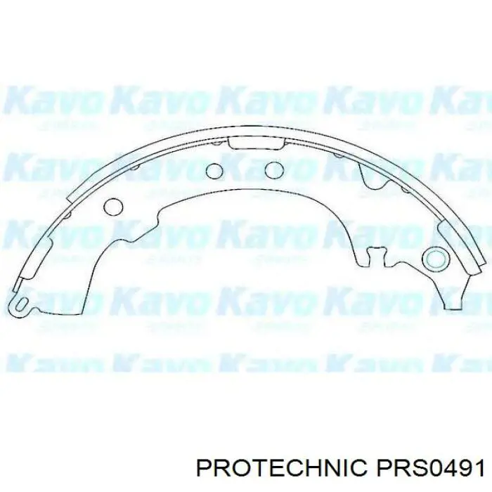 Тормоза рабочие задние ножные и тормозные барабаны Protechnic PRS0491 цена, от 30.41 USD