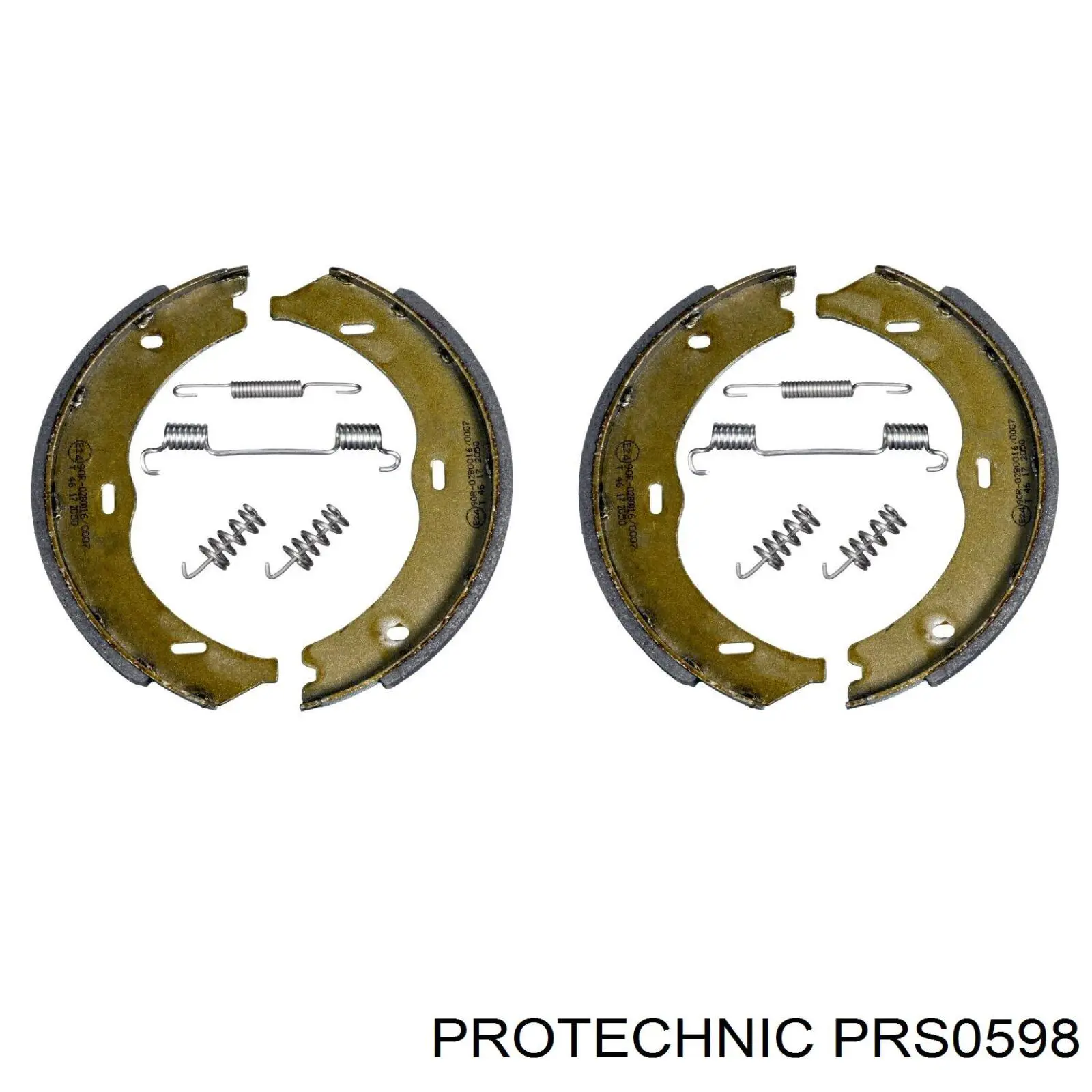PRS0598 Protechnic колодки ручника (стояночного тормоза)