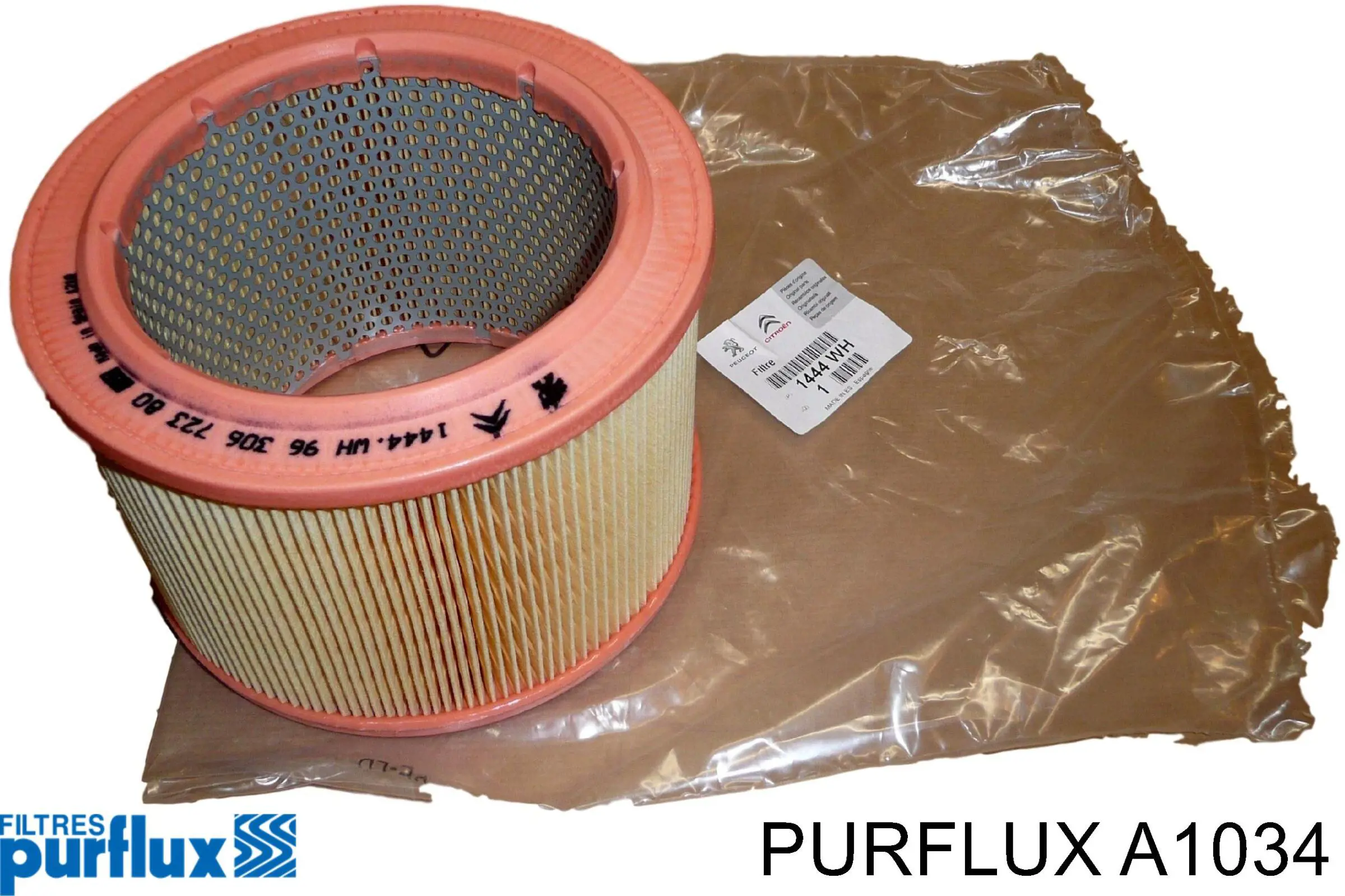 A1034 Purflux Воздушный фильтр двигателя