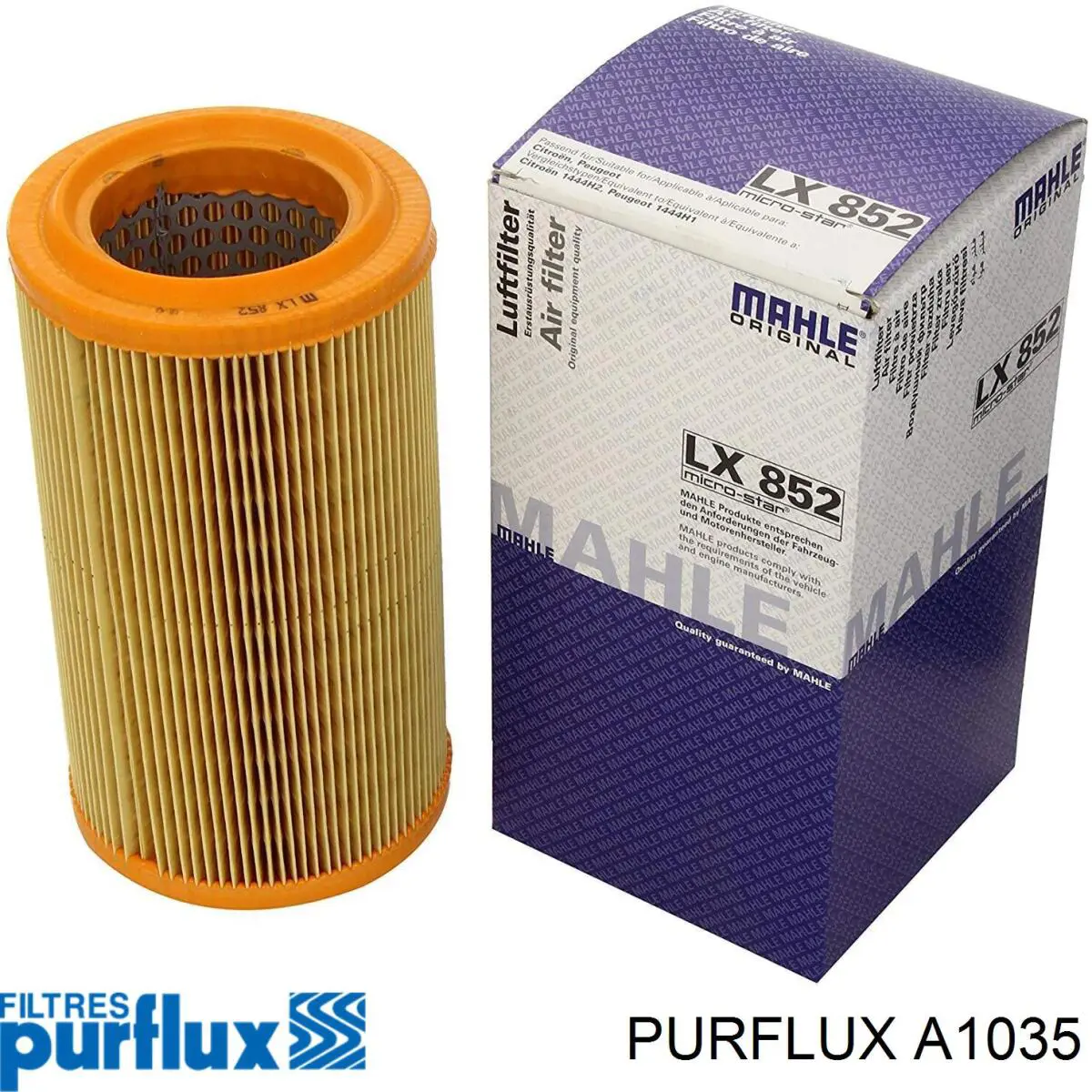 A1035 Purflux Воздушный фильтр двигателя