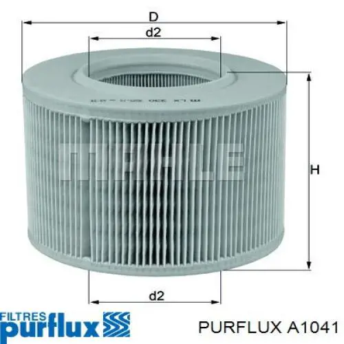 A1041 Purflux воздушный фильтр