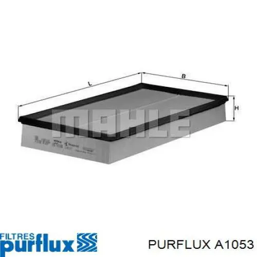 A1053 Purflux воздушный фильтр