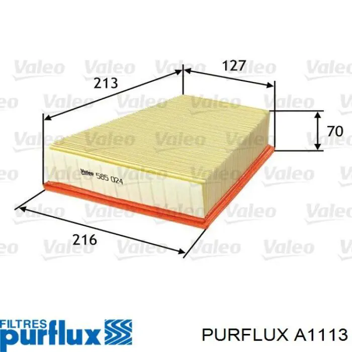 Filtro de ar Purflux A1113 preço, a partir de 24,71 USD