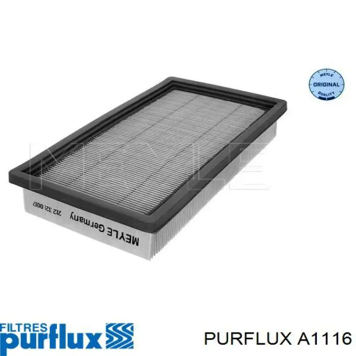 A1116 Purflux Воздушный фильтр двигателя