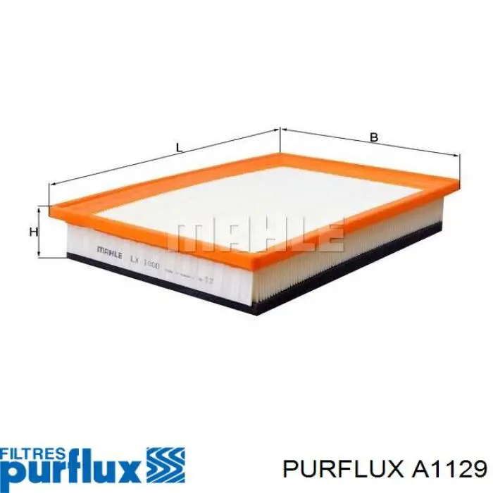 Элемент воздушного фильтра Purflux A1129 цена, от 11.87 USD
