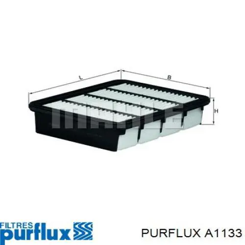 A1133 Purflux Воздушный фильтр двигателя