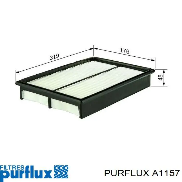 Элемент воздушного фильтра Purflux A1157 цена, от 6.93 USD