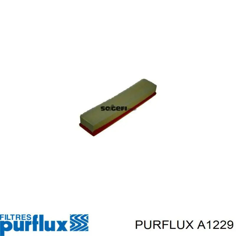 A1229 Purflux Воздушный фильтр двигателя