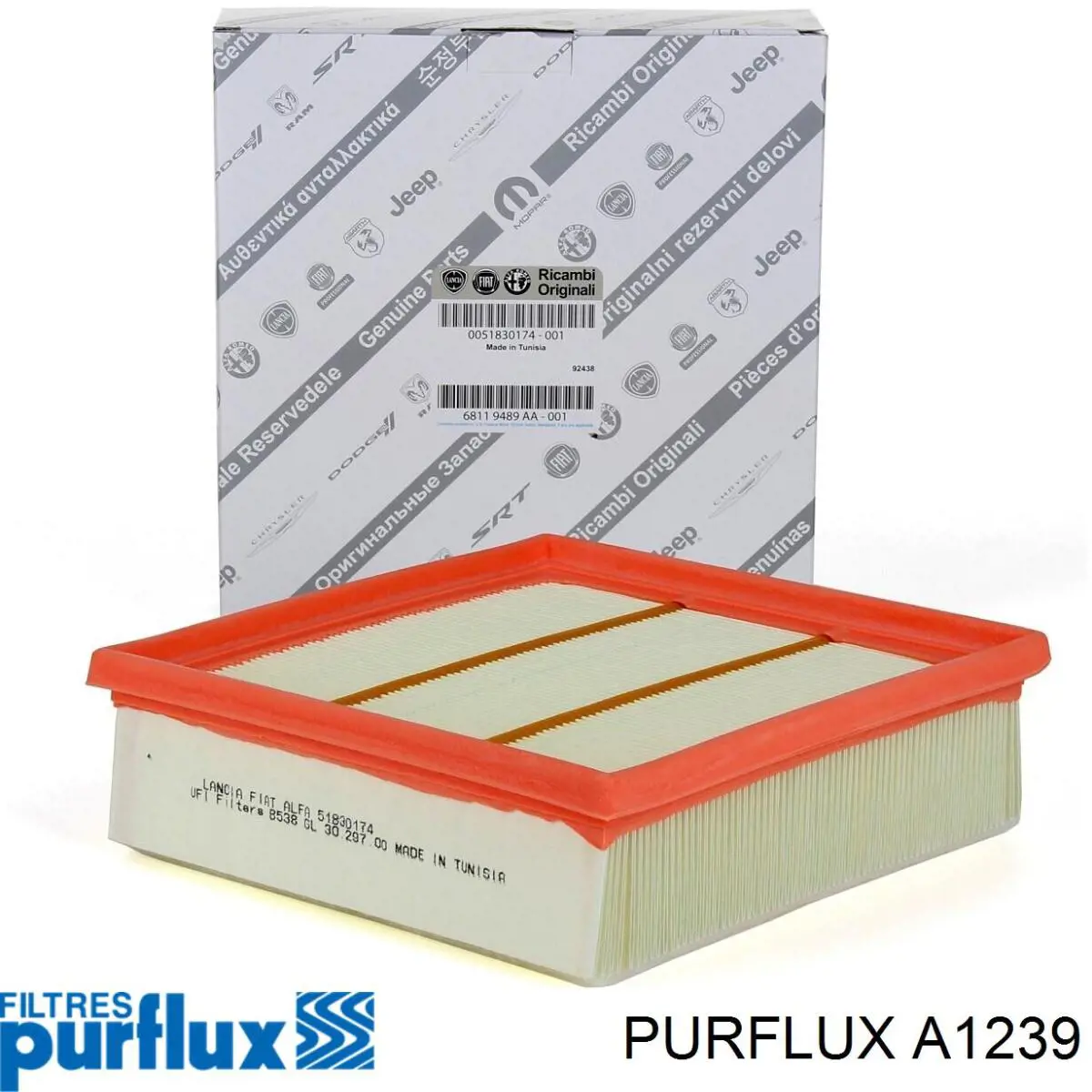 Купить A1239 Purflux Автомобильный фильтр воздуха