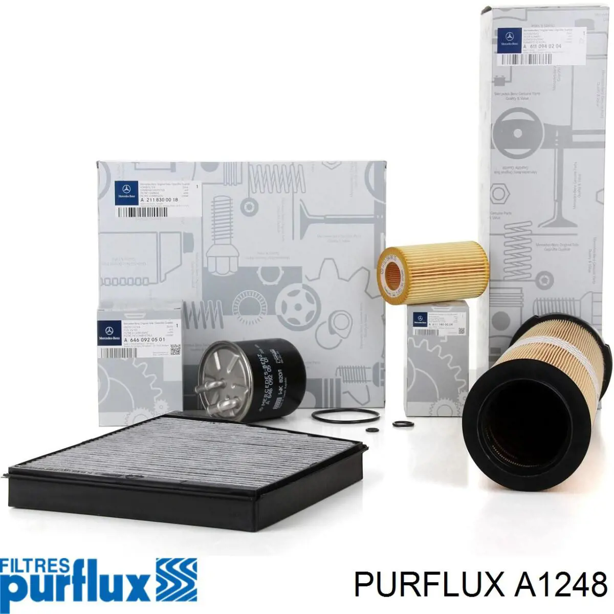 A1248 Purflux Воздушный фильтр двигателя