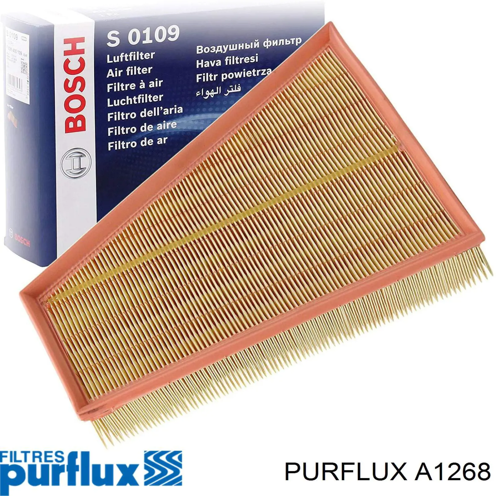 Купить A1268 Purflux Автомобильный фильтр воздуха
