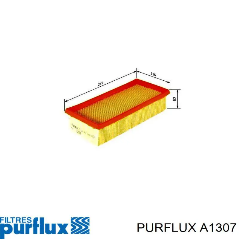 Купить A1307 Purflux Автомобильный фильтр воздуха