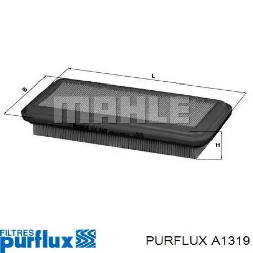 Купить A1319 Purflux Автомобильный фильтр воздуха
