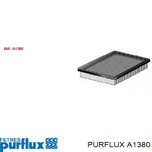 A1380 Purflux воздушный фильтр