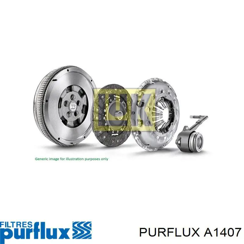A1407 Purflux Воздушный фильтр двигателя