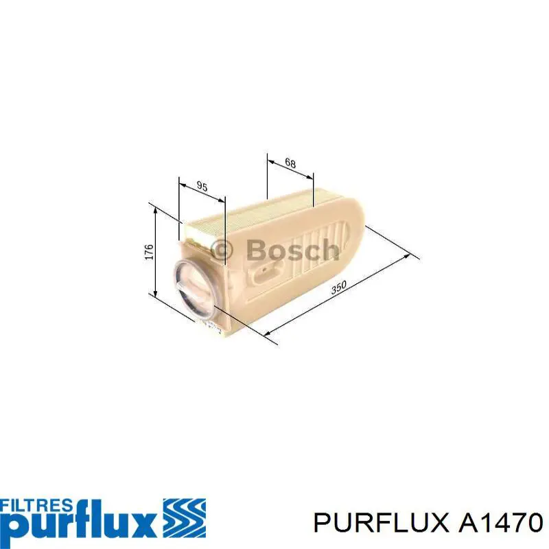 Купить A1470 Purflux Автомобильный фильтр воздуха