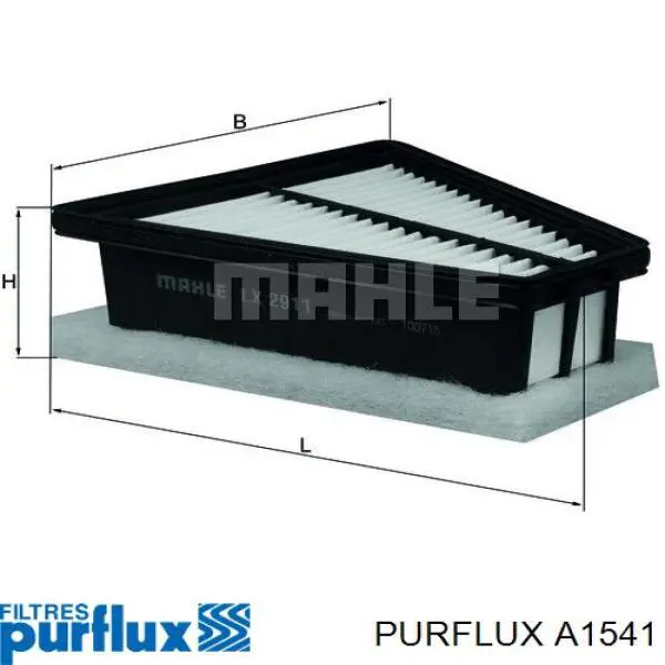 Купить A1541 Purflux Автомобильный фильтр воздуха