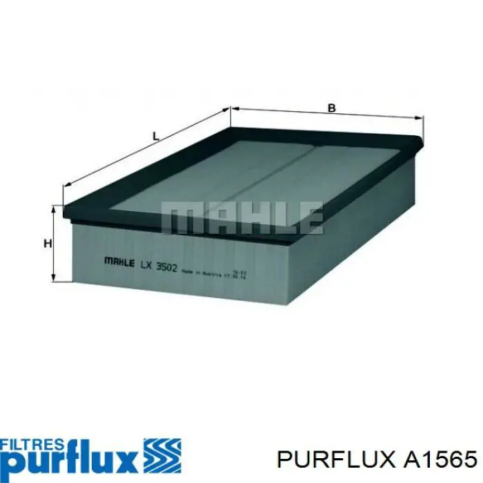 Элемент воздушного фильтра Purflux A1565 цена, от 12.13 USD