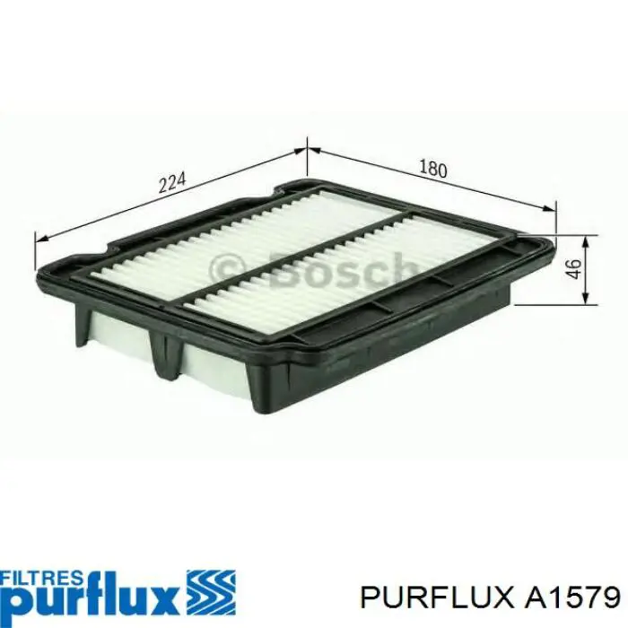 Элемент воздушного фильтра Purflux A1579 цена, от 5.38 USD