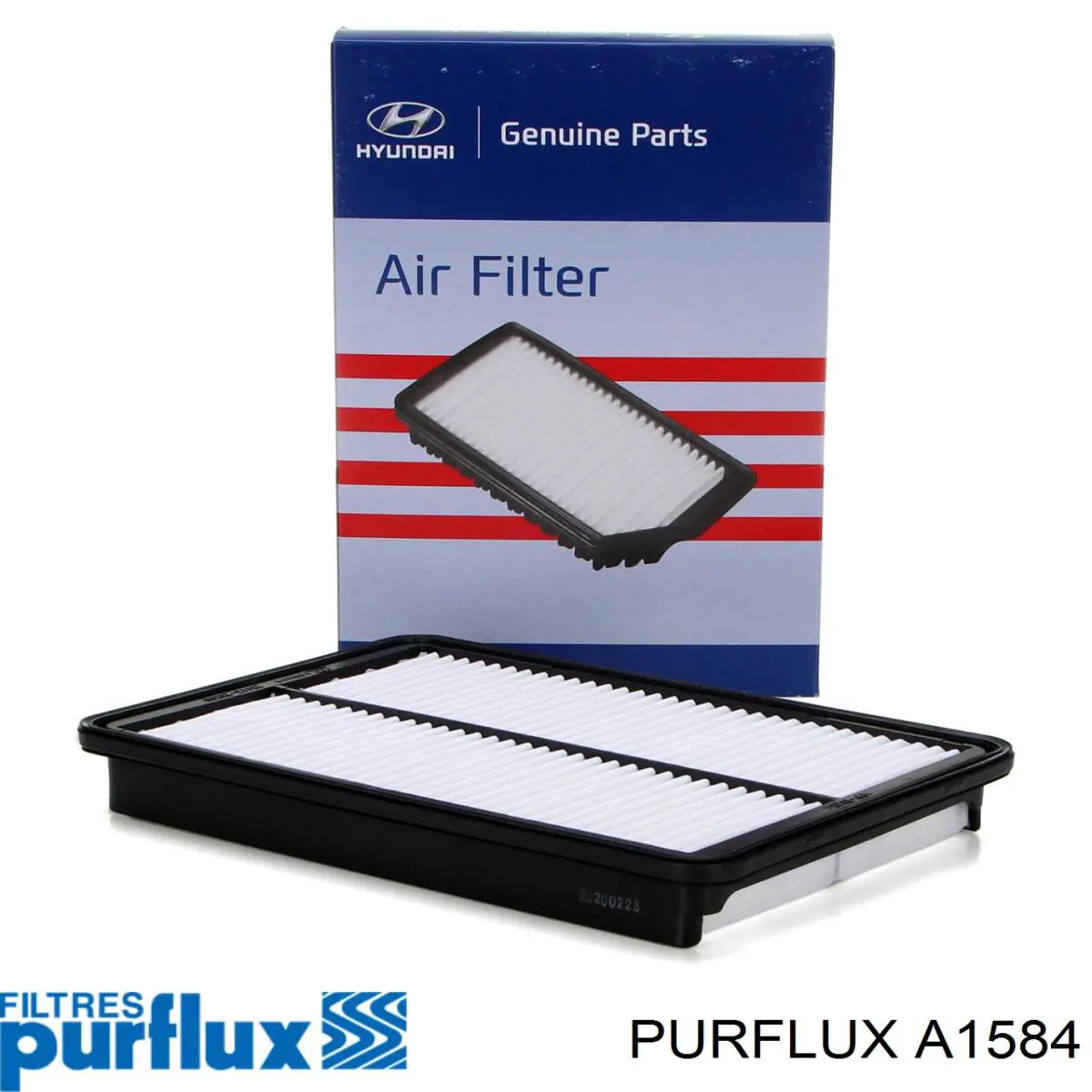 A1584 Purflux воздушный фильтр