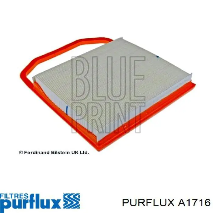 Купить A1716 Purflux Автомобильный фильтр воздуха