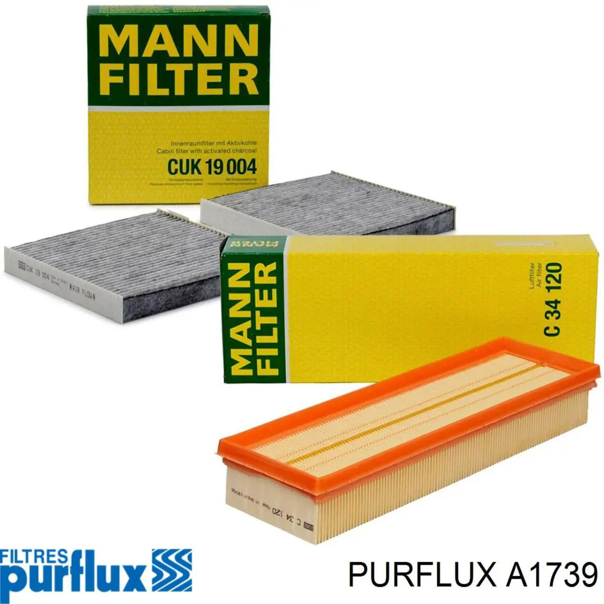 Элемент воздушного фильтра Purflux A1739 цена, от 15.33 USD