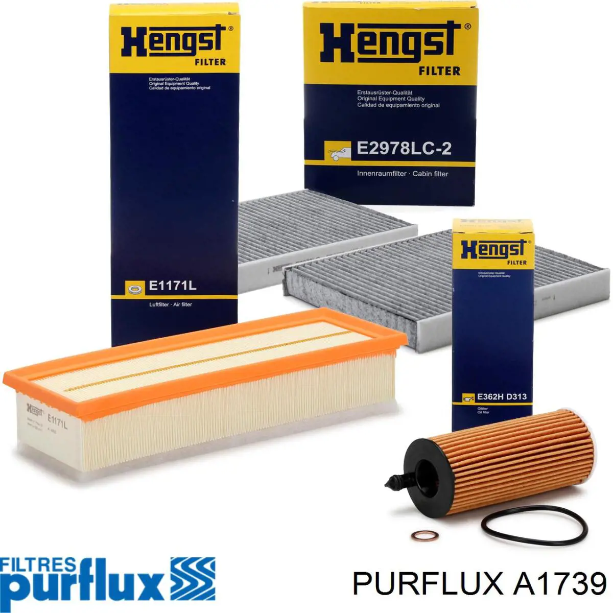 Элемент воздушного фильтра Purflux A1739 цена, от 15.33 USD